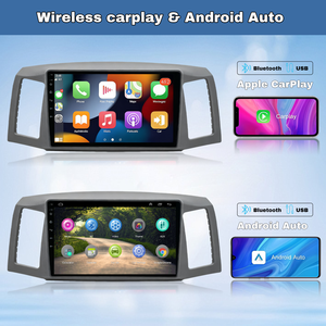 Phổ 10in màn hình xe đài phát thanh MP5 đa phương tiện Máy nghe nhạc TF Thẻ/USB/AUX cho Bluetooth Stereo cho Grand Cherokee 2004 2007 Carplay - Product Image 5