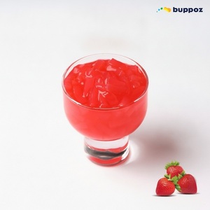 Gelée de fraises et de noix de coco en seau de 3,8 kg, Halal, pour les magasins de bubble tea et de milk tea, OEM - Product Image 2