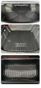 Protector de Maletero de Coche con Textura de Fibra de Carbono TPE, Moldeado al Vacío 3D/5D - Para <span class=keywords><strong>VW</strong></span> <span class=keywords><strong>POLO</strong></span> <span class=keywords><strong>TRACK</strong></span> - Product Image 4