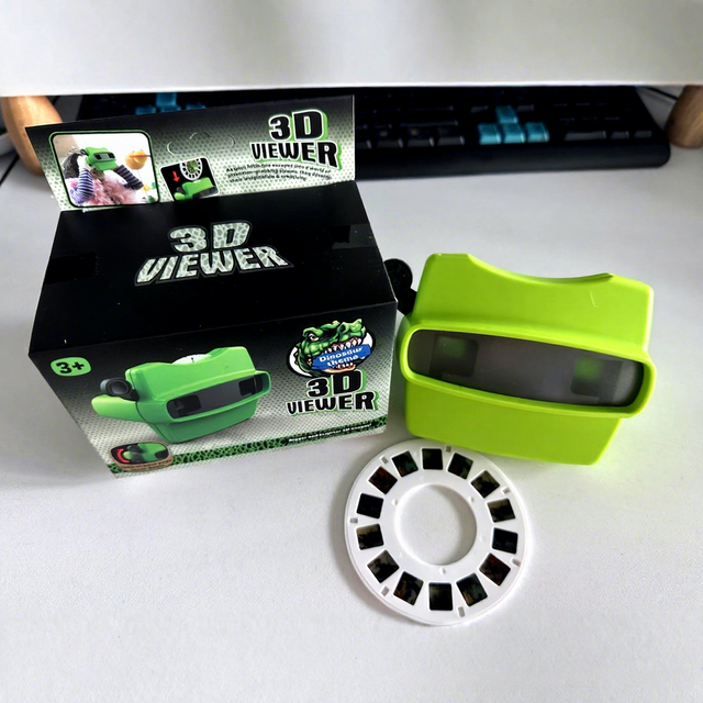 3D Viewfinder Image Projector Manual Slideshow Camera Teenagers Educational Toy STEM Learning Tool Geometric Shape Unisex
