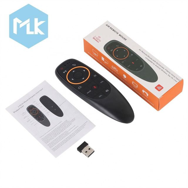 MLK 2.4G WL Air Mouse G10S Voice Remote Control Use for TV Box