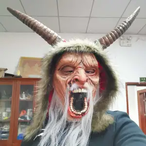 Krampus Devil Demon Mask Perchtenパーティーマスクハロウィンコスプレコスチュームマスク小道具