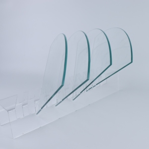 Verre trempé transparent sur mesure, bord poli fin, verre de sécurité renforcé pour plateau de table, vitrine, cloison - Product Image 2