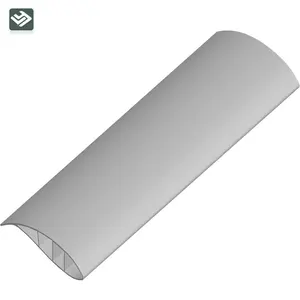 Aircraft Mechanical Fan Section Aluminium Extrusion Wing Profile