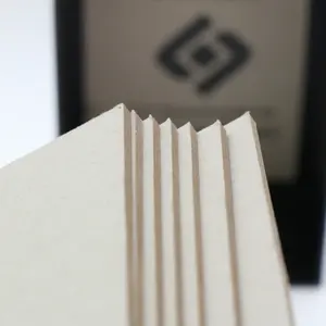 Großhandel Duplex-Schachtel grauer Rücken eine Seite weißer Karton 3 mm 4 mm Duplex-Chipschachtel für Verpackung wiederverwertet