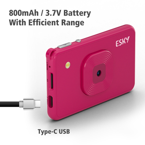 กล้องดิจิตอลสำหรับเด็ก ขนาดเท่าบัตร บางเฉียบ บันทึกวิดีโอ 1080P ปรับแต่งสีสันได้ เหมาะสำหรับการเดินทาง พกพาสะดวก - Product Image 5