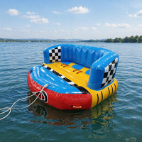 3 Personen aufblasbare Abschlepp fahrer Wassersport Schlepp boot aufblasbares Wasser schwimmendes Sofa Rohr