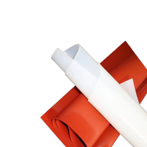 Foglio di Gomma Siliconica Traslucida Rossa e Nera, Alta Resistenza alle Temperature, 100% <span class=keywords><strong>Silicone</strong></span> Vergine, Alta Qualità, Taglio 500x500mm - Product Image 3