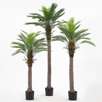 Künstliche Areca-Palme aus PE in 3 Größen, Dekorativer Kunstbaum für Wohnzimmer, Büro, Lobby, Hotel-Eingang und Ausstellungsbereich