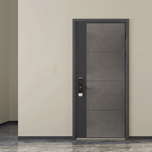 Portes intérieures en bois massif <span class=keywords><strong>Duret</strong></span> Chine, design moderne, surface finie, imperméables, garantie 2 ans, taille personnalisable pour chambre à coucher - Product Image 1