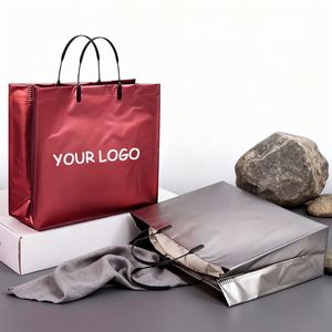 Bolsos Tote Metálicos Brillantes con Efecto Láser, Bolsos de Compras Resistentes al Agua, Bolsos de Regalo Elegantes, Bolsos de Mano de Plástico Compuesto Multicolor - Product Image 4