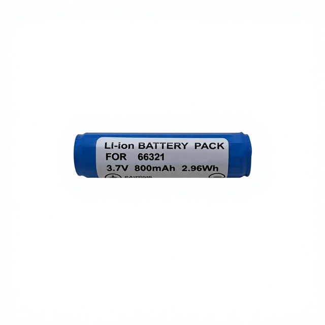 66321 Lithium Ion Replacement Battery for MacroStream Flashlight Blue Rechargeable
