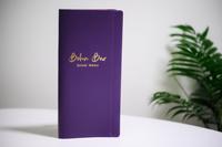 Couverture de menu en similicuir de luxe pour logos estampés à chaud dans les restaurants et bars