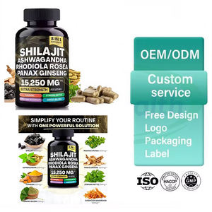 OEM シラジット カプセル 免疫力 エネルギー 健康補助食品 ターメリック アシュワガンダ ロディオラ・ロゼア 高麗人参 シラジット カプセル - Product Image 5