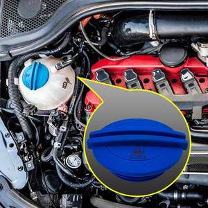 <span class=keywords><strong>Bouchon</strong></span> de réservoir d'expansion de radiateur OEM 3B0121321, couvercle de réservoir de liquide de refroidissement compatible avec VW <span class=keywords><strong>AUDI</strong></span> - Product Image 2