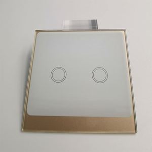 Vidrio templado antihuellas dactilares para interruptor de luz táctil LED-Panel de interruptores de grado hotelero de 86mm con cinta VHB de 3 M - Product Image 6