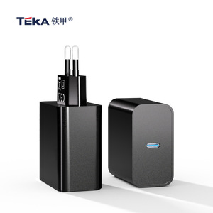 Cargador Rápido Teka GaN 65W PD con Enchufe Europeo para Teléfono, Tableta y Portátil - Product Image 1