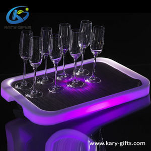 Plateau de service populaire <span class=keywords><strong>en</strong></span> plastique avec éclairage LED pour boîte de nuit et bar - Product Image 6