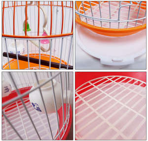 China Ontwerp Groothandel Best Selling Leuke Vogelkooi Ijzeren Liefde Vogelkooi Handel Goedkope Animal Kooien Vogels Papegaaien - Product Image 5