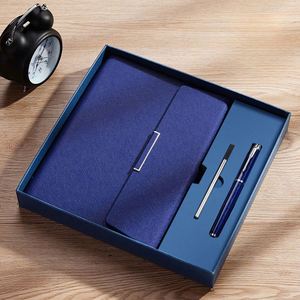 Set de Regalo de Cuaderno Personalizable A5 con Tapa Dura para Hombre, Papel de Cuero de Alta Calidad con Bolígrafo para la Escuela, Promoción Corporativa - Product Image 3