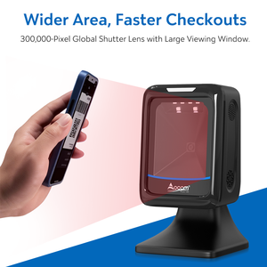 1D 2D Qr مصغرة المحمولة المحمولة التلقائي Cmos قارئ الرمز الشريطي الماسح الضوئي مع <span class=keywords><strong>Usb</strong></span> للسوبر ماركت والمطاعم - Product Image 2