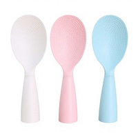 Cuillère à riz en silicone écologique pour la cuisine, résistante à la chaleur et antiadhésive, compatible lave-vaisselle et micro-ondes