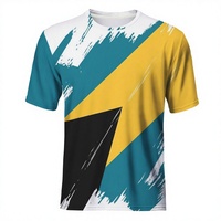 Camiseta de Fútbol Personalizada con Logotipo Impreso en la Parte Delantera, Transpirable, de Secado Rápido, Manga Corta, Impresión por Transferencia de Calor, 100% Poliéster, con Tirantes en T