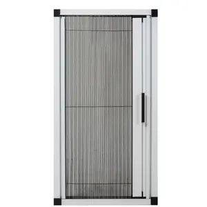 Factory supply accessories for anti mosquito folding insect screen window pleated screen sliding retractable screen door system