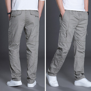 <span class=keywords><strong>Pantalon</strong></span> décontracté <span class=keywords><strong>grande</strong></span> <span class=keywords><strong>taille</strong></span> pour <span class=keywords><strong>homme</strong></span>, coupe droite, pour <span class=keywords><strong>homme</strong></span> corpulent - Product Image 2