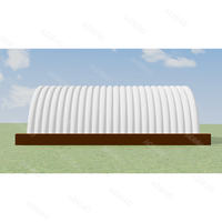 Arche gonflable en PVC robuste, tunnel sportif, abri dôme pour sites multisports, tente quatre saisons imperméable, taille et couleur personnalisables