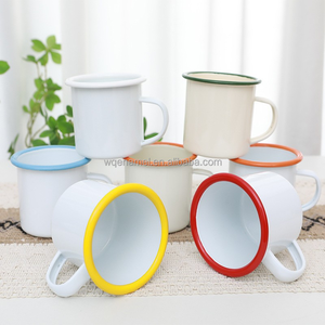 <span class=keywords><strong>Taza</strong></span> esmaltada festiva <span class=keywords><strong>personalizada</strong></span> de 350ml para acampar, <span class=keywords><strong>taza</strong></span> esmaltada segura para microondas con asa para uso doméstico y regalo, tazas de leche, <span class=keywords><strong>taza</strong></span> esmaltada - Product Image 5