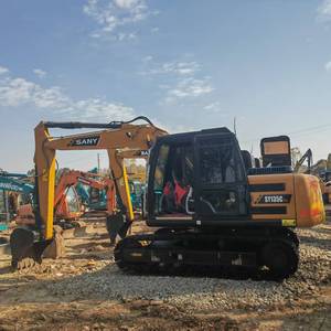 High Quality Used Sany 215C Excavator 14TON Operating <b>Weight</b> Motor 86kW Power 0.6m Bucket Capacity - Product Image 1