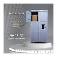 Casier de salle de sport HLD pour le stockage des vêtements 2/3/4/6/9/10/15/24 portes école bureau utilisé casier en acier armoire colis classeurs