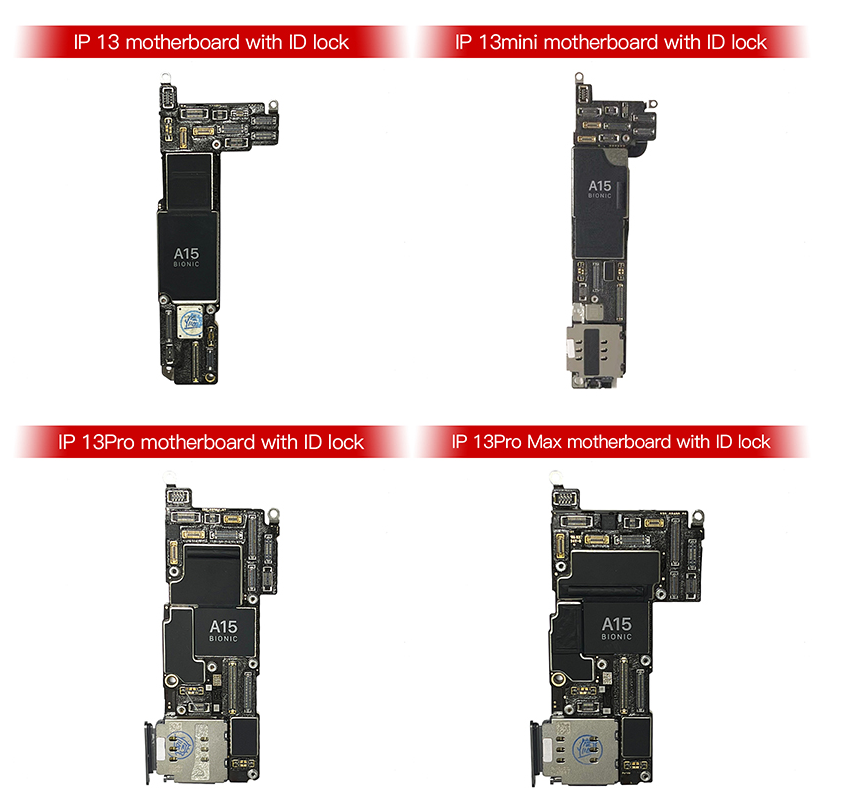 6Plus 128 PAS d'ID tactile-Carte mère originale débloquée pour iPhone 6