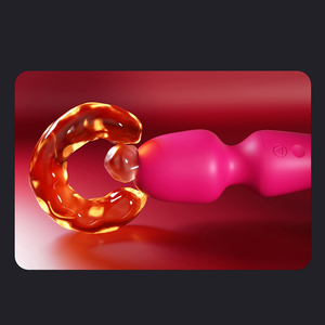Masajeador con Calefacción de Doble Cabezal con 20 Modos de Vibración, Vibrador Personal Recargable, Estimulación del Punto G para Mujeres o Parejas - Product Image 2