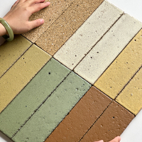 Carreaux muraux en céramique colorés 65x230mm pour cuisines, salles de bain, hôtels modernes, cafés, bars et carreaux de fond pour décorations murales
