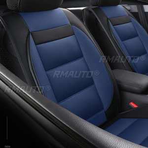 5D Deluxe Car Front <b>Seat</b> <b>Covers</b> PU Leather <b>Seat</b> <b>Cover</b> Non-slip <b>Seat</b> Cushion <b>Cover</b> Breathable Protector Mat for BMW/<b>VW</b>/Hyundai - Product Image 3