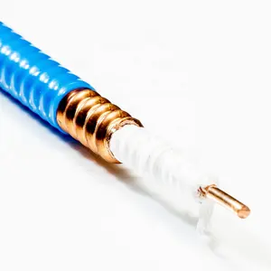 Low PIM Low Loss 1/4''S Corrugated Coaxial Cable Plenum Rated