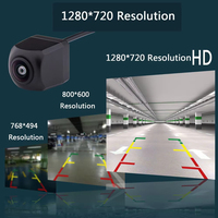 Vente chaude Caméra de recul universelle AHD 720P 1080P Étanche IP69K Vision nocturne Caméra de recul Accessoires de voiture Aide