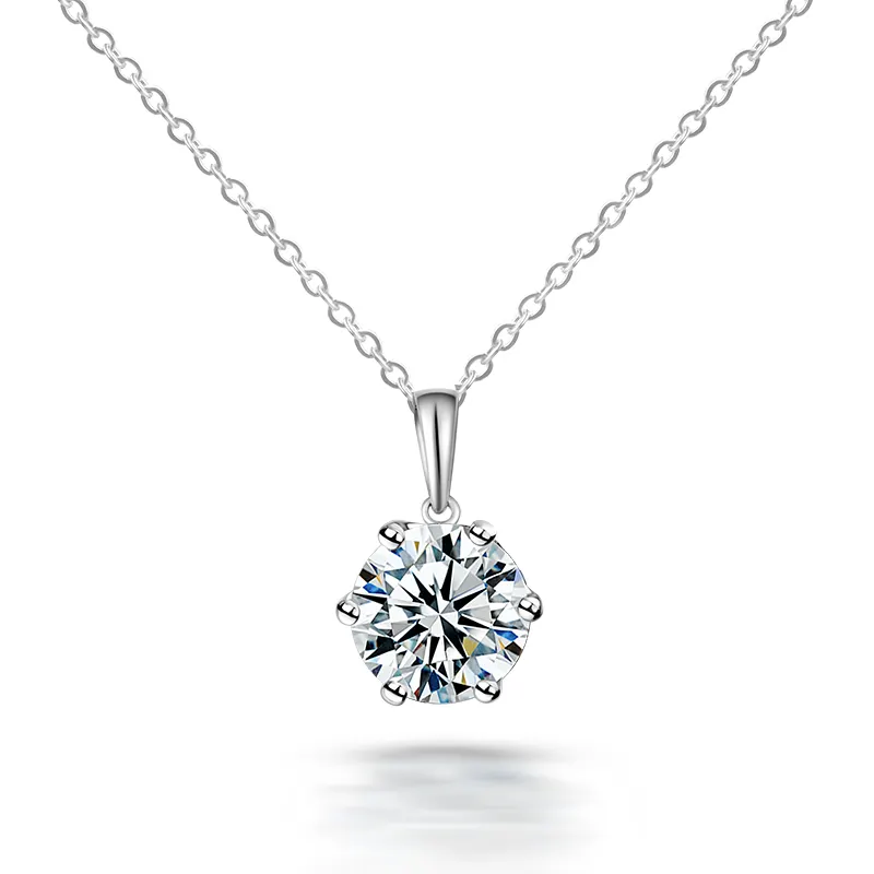 Starsgem vvs moissanite pendant 925 silver jewelry necklace