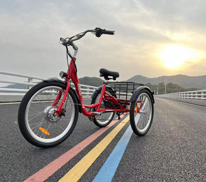 EZREAL RTS 24 "bici elettrica 3 <span class=keywords><strong>ruote</strong></span> Trike elettrico 350W adulti triciclo <span class=keywords><strong>bicicletta</strong></span> elettrica <span class=keywords><strong>tre</strong></span> <span class=keywords><strong>ruote</strong></span> con 7 velocità - Product Image 2