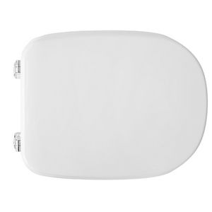 Siège de toilette pour WC Ideal Standard Tesi Shape 6, blanc, gris clair, largeur 49,2 cm, longueur 38,3 cm - Product Image 1
