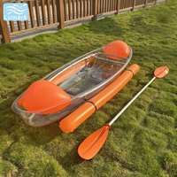 Sac flottant latéral transparent pour siège de kayak en cristal coloré avec kit complet pour la navigation en mer, de Lumark Stable Rowing, fabriqué en Chine