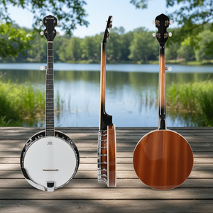 Guitare <span class=keywords><strong>banjo</strong></span> 5/4 cordes en bois technologique de 38 pouces, best-seller transfrontalier, avec touche en Okoumé et palissandre, <span class=keywords><strong>instrument</strong></span> de musique occidental - Product Image 1
