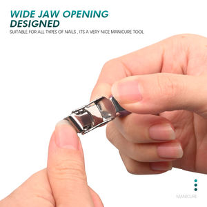 ชุดกรรไกรตัดเล็บสแ<span class=keywords><strong>ต</strong></span>นเลสพร้อมใบมีดโค้งสำหรับเด็กผู้ใหญ่<span class=keywords><strong>แล</strong></span>ะนิ้ว - Product Image 5