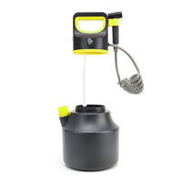 Pulvérisateur Électrique Portable 5L à Batterie Lithium pour Extérieur – Seau de Lavage en Plastique, Douche à Main, Arrosage de Plantes