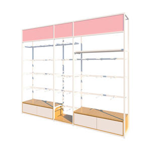 Estante de exhibición de fábrica recién llegado 2025, modelo de moda personalizado, tienda de ropa, estantería de exhibición - Product Image 5