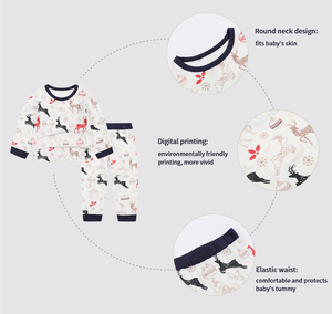 Customized Beautiful Candy Cane Bamboo High Class Red Boy Winter Baby Girl Set Bamboo <strong>Pyjamas</strong> Baby <strong>Christmas</strong> Bamboo Pajamas - Product Image 5