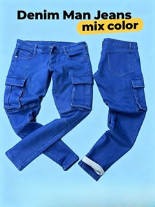 Pantalones <span class=keywords><strong>vaqueros</strong></span> de mezclilla oscuros <span class=keywords><strong>elásticos</strong></span> casuales de corte recto para <span class=keywords><strong>hombre</strong></span>, surtidos, <span class=keywords><strong>tallas</strong></span> 30-36, al por mayor, en stock, 7.5 dólares NMR014 - Product Image 6