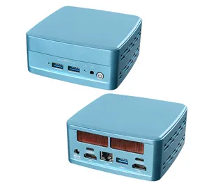 工厂核心i3 i5 i7游戏桌面X86迷你电脑盒DDR5 HDMI2.0便携式Win10/11 Linux商务家庭2局域网迷你电脑NUC